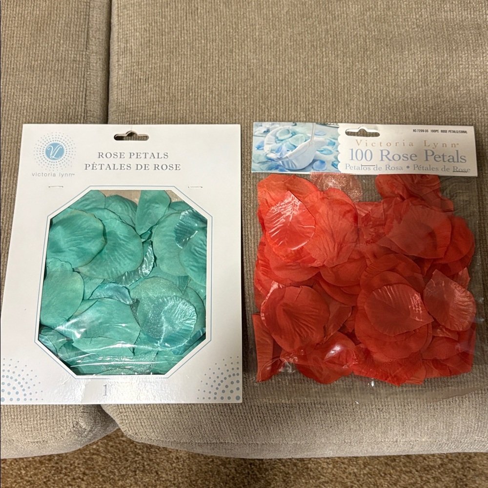 NEW - Set of 2 packs of Rose petals